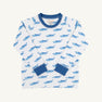 Cassidy Comfy Crewneck - Briland Time with Wood Boat Blue