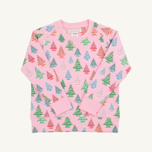 Cassidy Comfy Crewneck - Need a Little Nostalgia with Pier Party Pink