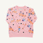 Cassidy Comfy Crewneck - Candy & Critters (Sandpearl Pink)