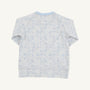 Cassidy Comfy Crewneck - Puppy Puzzle with Beale Street Blue
