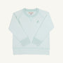 Cassidy Comfy Crewneck - Sea Island Seafoam Stripe with Sea Island Seafoam