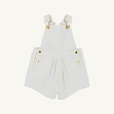 Channing Choo Choo Overalls - Worth Avenue White