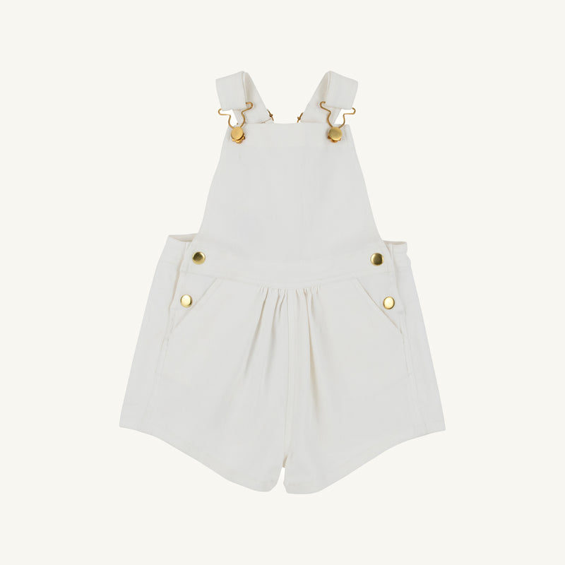 Channing Choo Choo Overalls - Worth Avenue White