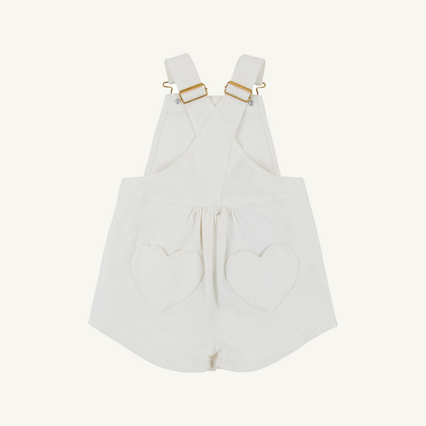 Channing Choo Choo Overalls - Worth Avenue White