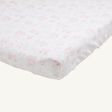 Cheeky Changing Pad Cover - Sir Proper's Sweet Arrival (Hamptons Hot Pink)