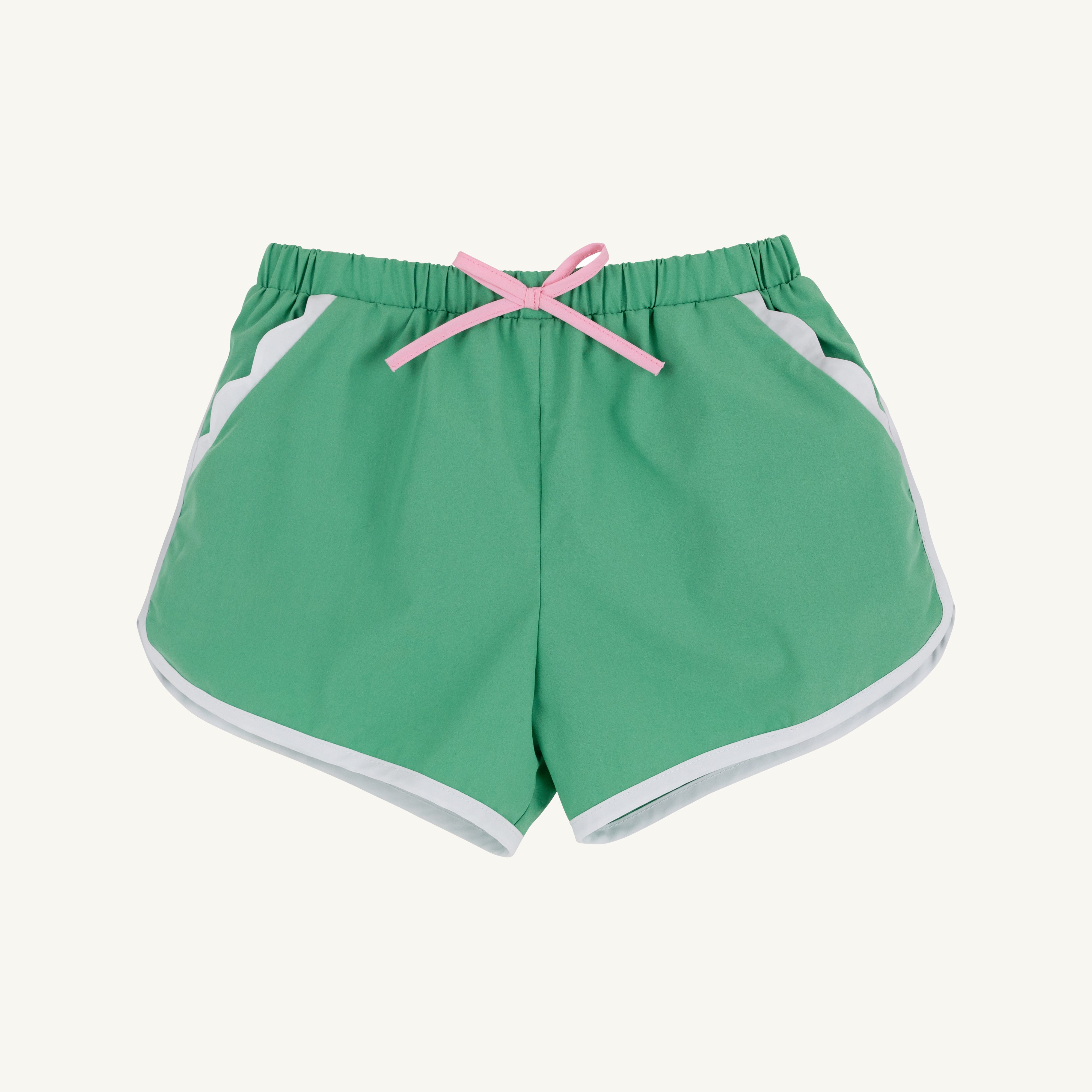 Cheryl Shorts - Gibson Island Green with Worth Avenue White
