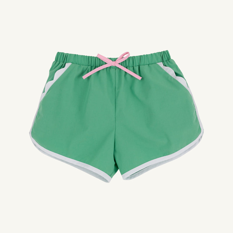 Cheryl Shorts - Gibson Island Green with Worth Avenue White