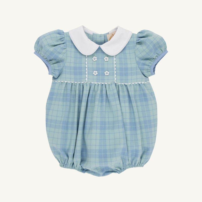 Cindy Lou Bubble - Audubon Park Plaid with Worth Avenue White