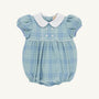 Cindy Lou Bubble - Audubon Park Plaid with Worth Avenue White
