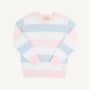 Cissy Sweater - Buckhead Blue, Palm Beach Pink, and Worth Avenue White Stripe