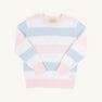Cissy Sweater - Buckhead Blue, Palm Beach Pink, and Worth Avenue White Stripe