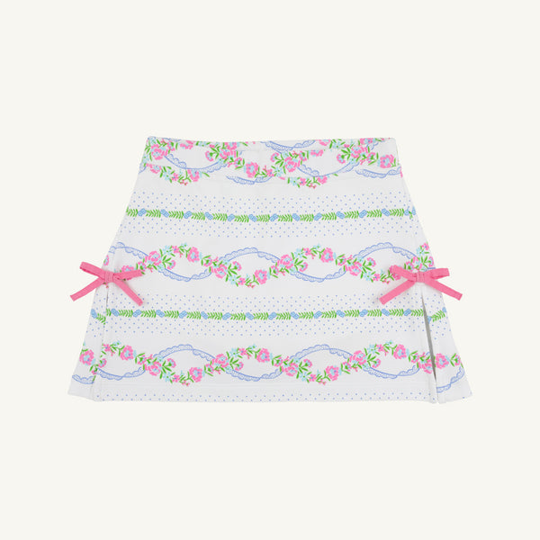 Clays Club Skort - Garrison Garlands with Winter Park Pink