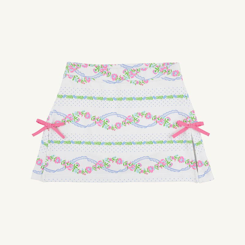 Clays Club Skort - Garrison Garlands with Winter Park Pink