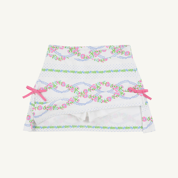Clays Club Skort - Garrison Garlands with Winter Park Pink
