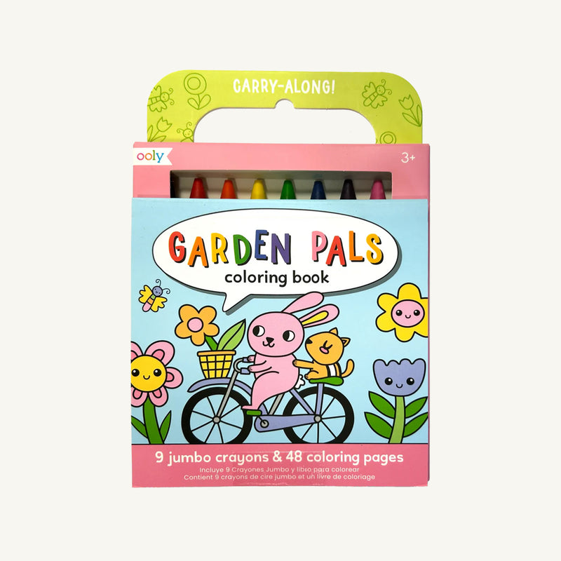 Garden Pals Carry Along Coloring Book Set - Ooly