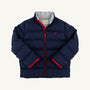 Cooper Coat - Nantucket Navy with Richmond Red Stork