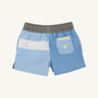Country Club Color Block Trunks - Park City Periwinkle, Beale Street Blue & Grantley Gray