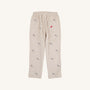 Critter Sheffield Pants (Corduroy) - Osprey Oatmeal Richmond Red Stork & Santa Dog Embroidery