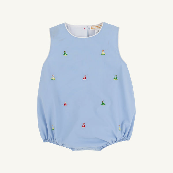 Critter Benjamin Bubble - Beale Street Blue with Sailboats