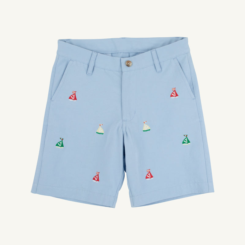 Critter Charlie Chino's - Beale Street Blue with Sailboats