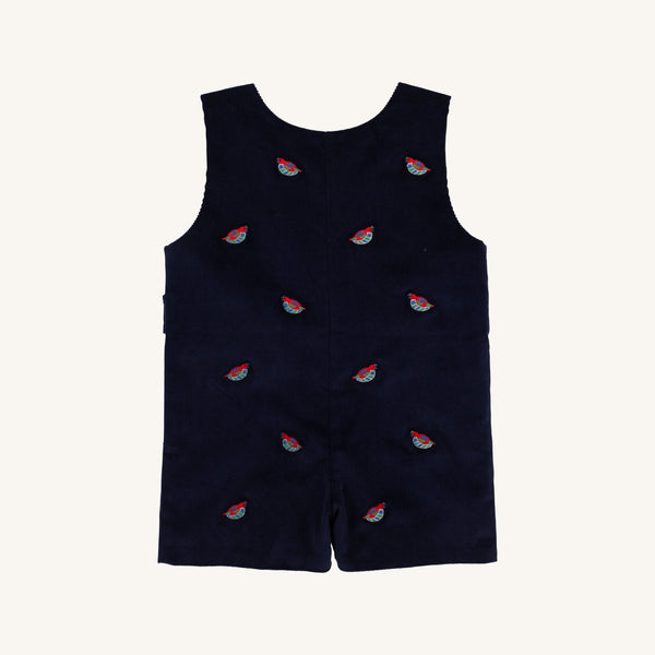 Critter Jack Keene Jon Jon (Corduroy) - Nantucket Navy with Quail Embroidery