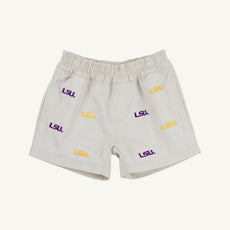 LSU Critter Sheffield Shorts - Saratoga Stone