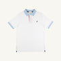 Croquet Party Polo - Worth Avenue White with Nantucket Navy, Richmond Red and Beale Street Blue