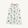 Daisy Dress - Biltmore Blooms (Buckhead Blue) with Richmond Red