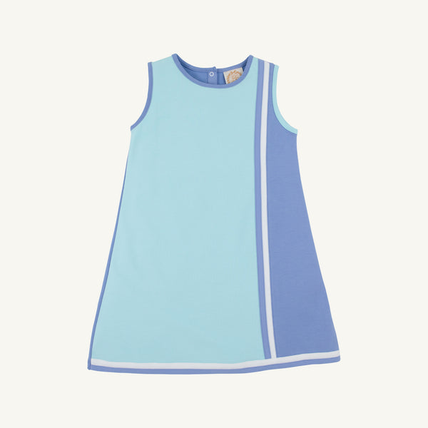 Daisy Dress - Belhaven Blue, Worth Avenue White & Barbados Blue