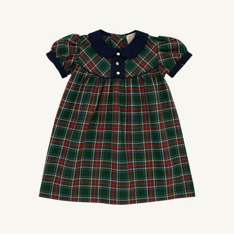 Embroidery result for: Dale Dress - Pinehill Plaid with Nantucket Navy