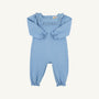 Darla Day Romper - Sarasota Sky with Worth Avenue White