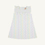 Darla Dress - Birmingham Buttons with Worth Avenue White