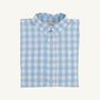 Dean's List Dress Shirt - Barrington Blue Check with Worth Avenue White