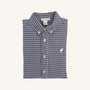 Dean's List Dress Shirt - Navy Grove Gingham with Worth Avenue White Stork