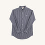 Dean's List Dress Shirt - Navy Grove Gingham with Worth Avenue White Stork