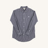 Dean's List Dress Shirt - Navy Grove Gingham with Worth Avenue White Stork