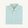 Dean's List Dress Shirt - Turks Teal Windowpane with Worth Avenue White Stork