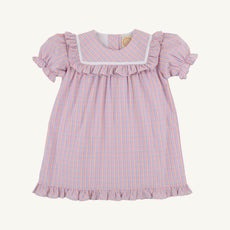 Debbie Dress - Woodstock Park Plaid with Worth Avenue White