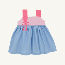 Demi Dress - Sarasota Sky with Sandpearl Pink