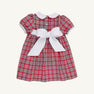Dollie Mae Dress - Woodspoint Plaid with Worth Avenue White