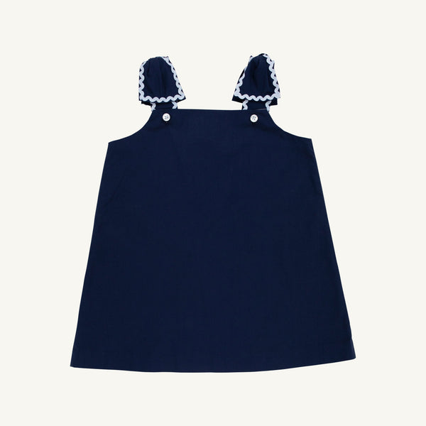 Donna Dress - Nantucket Navy with Beale Street Blue & Flowers