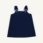 Donna Dress - Nantucket Navy with Beale Street Blue & Flowers
