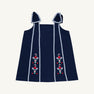 Donna Dress - Nantucket Navy with Beale Street Blue & Flowers