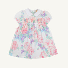 Dollie Mae Dress - Princess Grace Rose (Pink) with Worth Avenue White