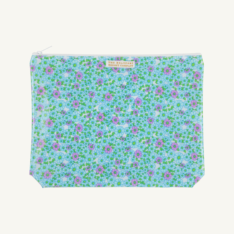Dutchess Ditty Bag - Fitzroy Floral with Valley High Violet and Worth Avenue White