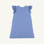 Ellen's Eyelet Dress - Barbados Blue