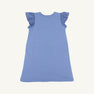 Ellen's Eyelet Dress - Barbados Blue