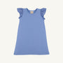 Ellen's Eyelet Dress - Barbados Blue