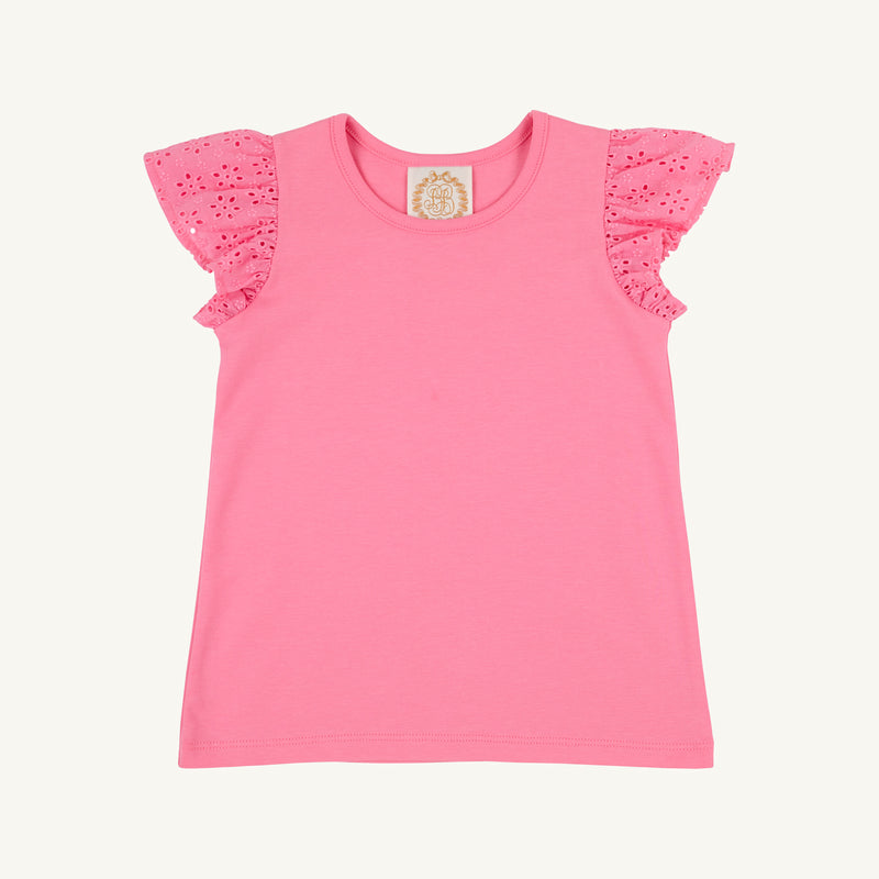 Ellen's Eyelet Top - Romany Rose