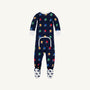 Fallon Footie Pajamas - Hut! with Worth Avenue White